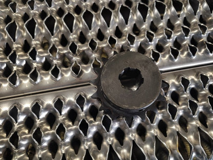 1" 6 Spline 16 tooth # 50 Sprocket | 50BS16 | Warren Double Chain Drive |
