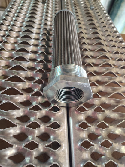 Thru-Wall 2" x 1-1/4" Strainer | Screen Filter | 25 GMP with 3 psi Bypass