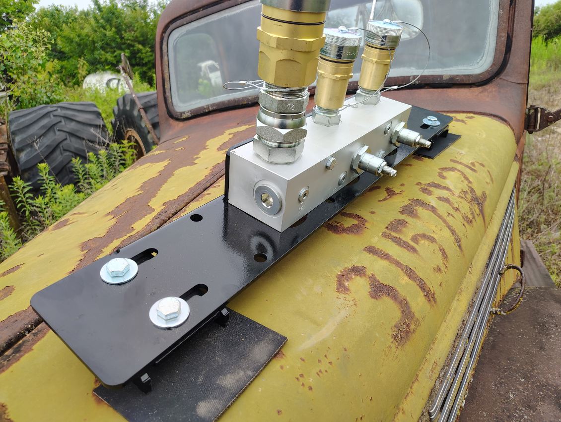 3 Line Wet Kit Plate | Bulk Feed Trailer | Log Trailer |